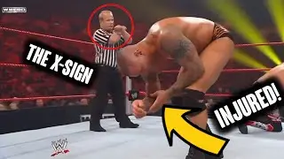 7 минут, как WWE использует знак &laquo;X&raquo; для обозначения реальных травм