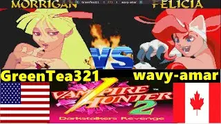 Vampire Hunter 2 Darkstalkers Revenge -GreenTea321 VS wavy-amar FT3