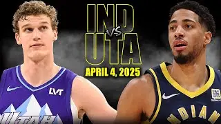 Utah Jazz vs Indiana Pacers Full Game Highlights - April 4, 2025 | NBA Regular Season