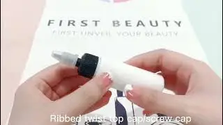 Plastic Bottle With Twist Top Cap, Cosmetic Plastic Bottle - First Beauty Packing