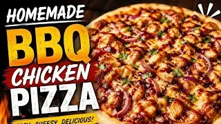 BBQ Chicken Pizza Recipe|| Homemade BBQ Chicken Pizza|| Restaurant Style pizza|| BBQ Chicken Pizza