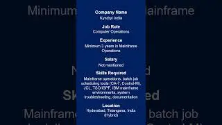 Job Opportunities at Kyndryl India and Tesco