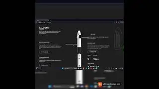 Spacex redesign 🚀.   || #javascript #codewithharry #shorts #viral