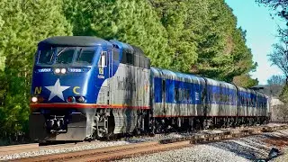 50 Minutes of Fast Amtrak Trains