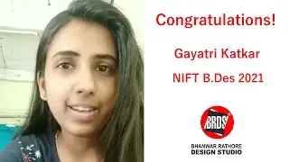 Gayatri Katkar | NIFT Results B.DES 2021 | NIFT Admission 2021
