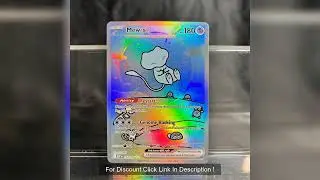 Holographic Game Trading Collection PTCG Proxy Cards Charizard Pikachu Mew EX Singl PKM Foil Cards G