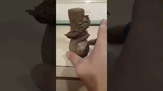 making a ceramic dragon bubbler