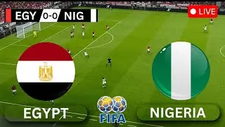 🔴 LIVE: Nigeria vs Egypt | International Friendly 2025 | eFootball PES 2021 Full Match