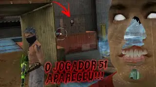 CAI CONTRA O JOGADOR 51 NO MODO X1 DO FREE FIRE