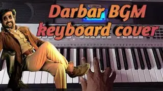 Darbar-offical motion poster bgm/ Keyboard cover/ Rajinikanth/Anirudh/Nithish Jude music