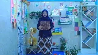 Lomba Membaca Puisi Karya Chairil Anwar_Siswi Kelas 6 SD Negeri Jetis 1 Yogyakarta