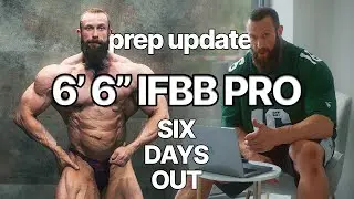 PREP UPDATE | 6 DAYS OUT from PROMUSCLE ITALY | IFBB PRO JOSH MALEY