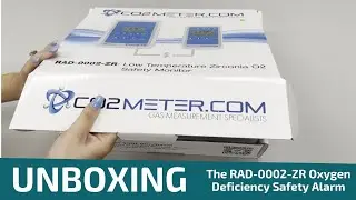 RAD-0002-ZR Oxygen Deficiency Safety Alarm Unboxing