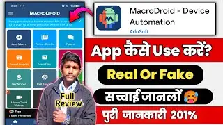 MacroDroid App Full Tutorial Hindi | Best Macros, Device Automation, App Lock & Remote Control