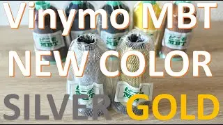New Vinymo MBT thread color : GOLD , SILVER!