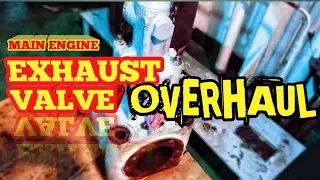 Hanshin Man B&W Main Engine: How to dismantle Exhaust valve? (MarineKnow)