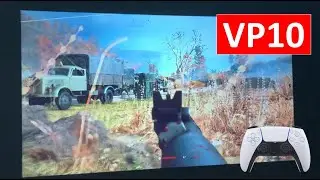 Blitzwolf VP10 - Playing Playstation 5 on the projector