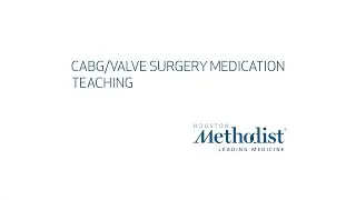 CABG: Valve Surgery Medication - Beta Blockers