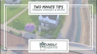 Two Minute Tips #9 | Terrain Changes & Water | The Sims 4