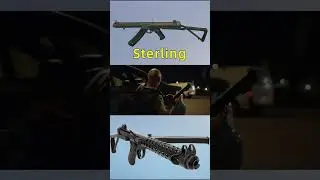 Sterling submachine gun