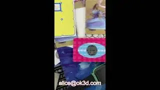 OK3D Fly-eye 3d animation 3D Lenticular Printing sample 3D/flip/morphig/zooming/animation effect
