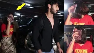 Tania Shroff Hide Her Face From Media When Spotted With Boyfriend Ahan Shetty At The Airport