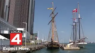 Port of Detroit welcomes tall ships ahead of Sail Detroit festival