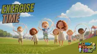 Exercise Song for Kids! 🏃&zwj;♂️🤸&zwj;♀️ | Get Active & Healthy | Little Champ Tales Nursery Rhymes