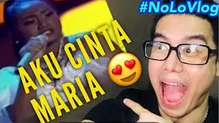 MARIA | IRREPLACEABLE BEYONC&Eacute; | INDONESIAN IDOL 2018 | Live Reaksi | NoLo Vlog