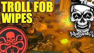 99 PROBLEMS VS HYDRA  - Troll Fob PvP - Ark Survival Official Raid