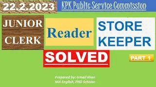 KPPSC store keeper, junior clerk, reader test held on 22.2.2023