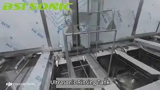 Ultrasonic Industrial Cleaning System Demo | Spray & Air-Knife Drying