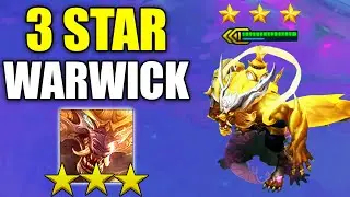 3 STAR WARWICK!⭐⭐⭐ Chosen Hunter WW can solo carry! (Teamfight Tactics TFT Fates Set 4)