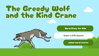 The Greedy Wolf and the Kind Crane | Moral Story for Kids | Learn a Life Lesson 2026 |viral