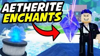 Using AETHERITE for NEW ENCHANTS in Prospecting! (Roblox)