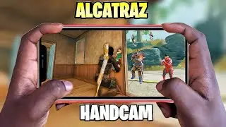 2 Fingers + GYRO HANDCAM GAMEPLAY SOLO VS SQUAD ALCATRAZ 🔥| IPhone 13 Pro Max 90fps