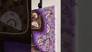 Creating a series of mini abstract paintings 🎨
