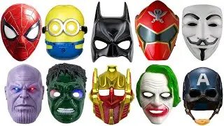 Review Mask Avengers Superhero Spiderman, Captain america, Hulk, ironman, venom, thanos, Thor, Joker