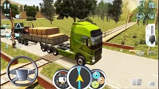 Hay & Farming Vehicle Transport to Barcelona - Euro Truck Driver 2018 #29 - Android iOS Gameplay