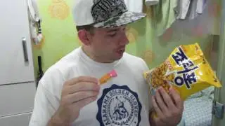 Eating Korean Snacks In My Goshitel Room