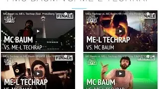 Finale MC Baum vs. Me-L Techrap Let's Watch VBT Elite 2016
