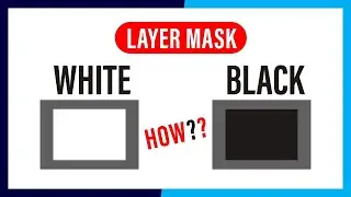 How do I change my layer mask from white to black?