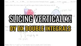 15.2.1 Double Integrals Over Non-rectangular Regions Using dy dx Ordering || Multivariable Calculus
