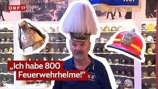 Franz-Josef Mairhofer hat über 800 Feuerwehrhelme | Südtirol heute vom 09.10.2025
