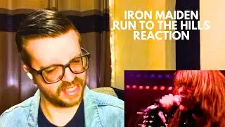 IRON MAIDEN - RUN TO THE HILLS REACTION