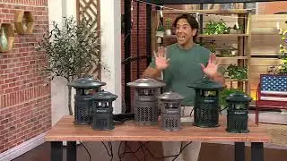 DynaTrap LED Mosquito & Insect Trap W/ Easy Empty Bin & TIO2 on QVC