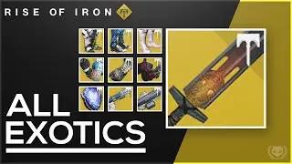 Destiny: Rise of Iron Exotic Weapons & Armor! New Exotic Sword!