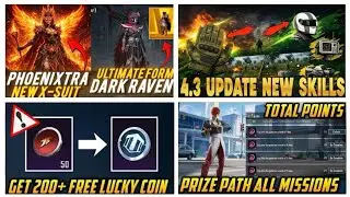 🛑DARK REVEN IS BACK | NEW X-SUIT PHOENIXTRA | 4.3 UPDATE NEW SKILLS | FREE LUCKY COIN | TOTAL POINTS