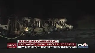 Buses torched in blaze at Bloomington business