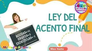 LEY DEL ACENTO FINAL #MiAulaCreativa